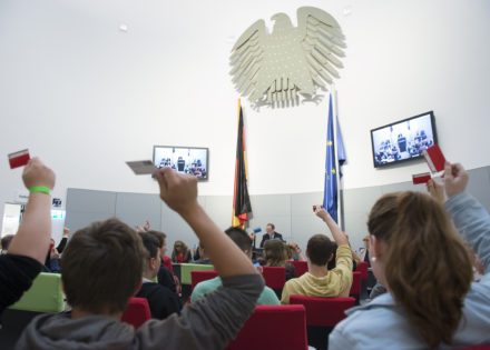 Deutscher Dom - Rollenspiel im nachgebauten Plenarsaal