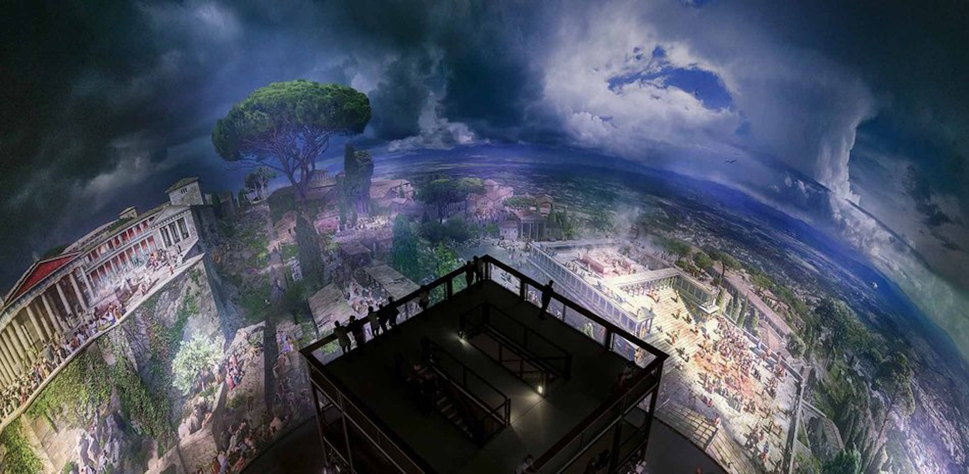 Besucherplattform im Pergamonmuseum Das Panorama asisi Tom Schulze