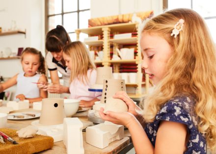 Kinder Workshop in der Königlichen Porzellan-Manufaktur